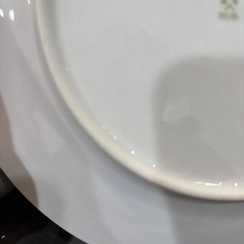 Vintage Austria HUB Hand Painted Violets Dinner PLATE - 8 5/8” Dia Peach White